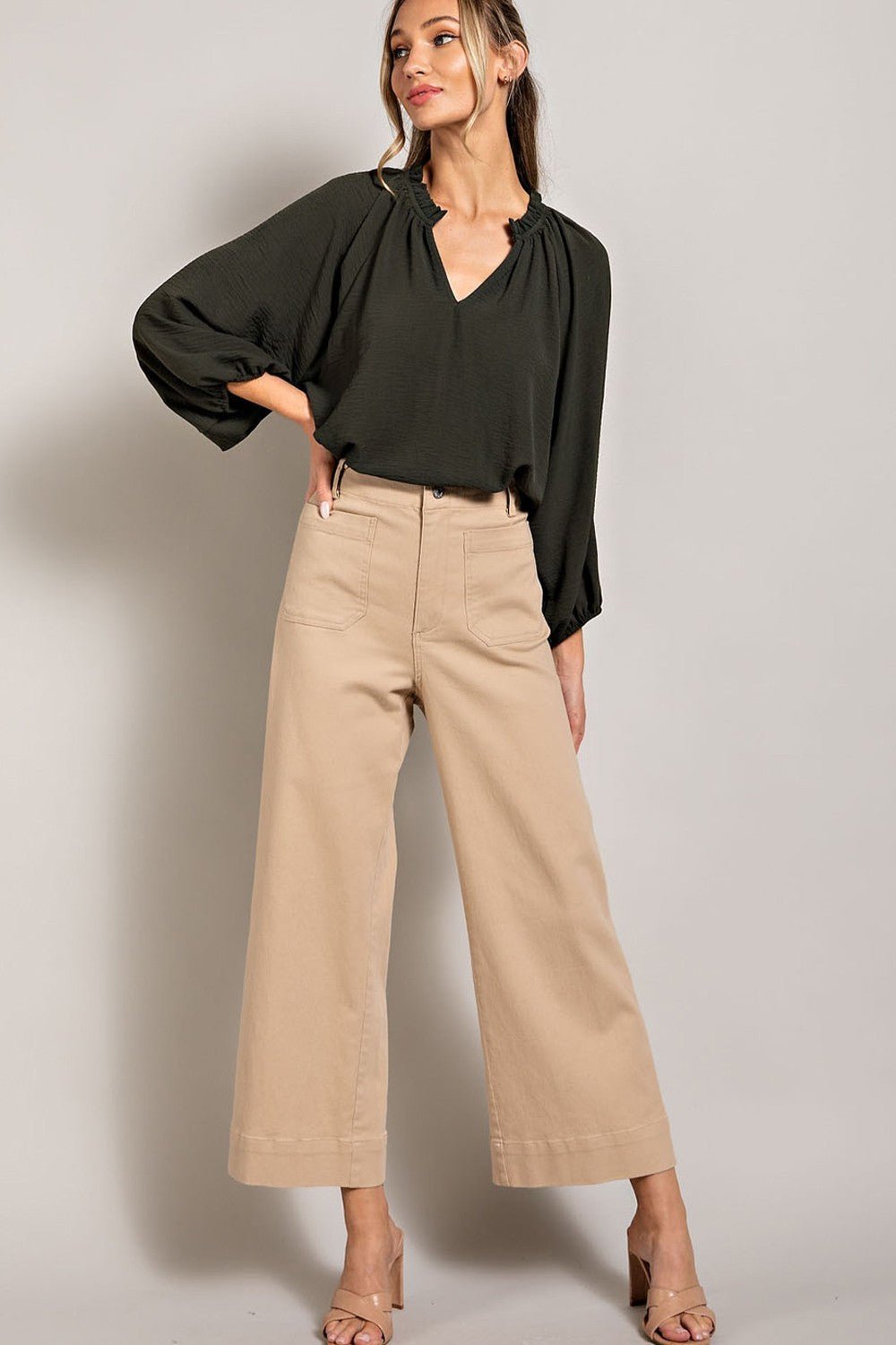 Milly Blouse - Olive
