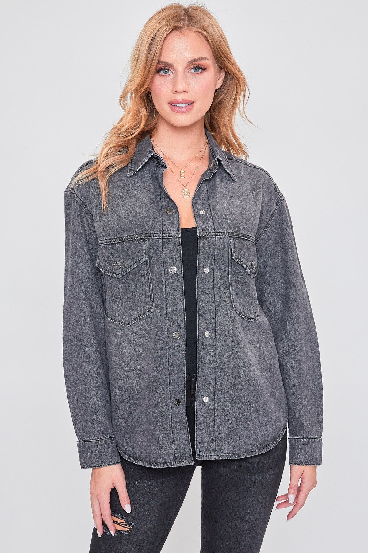 Halle Denim Shacket