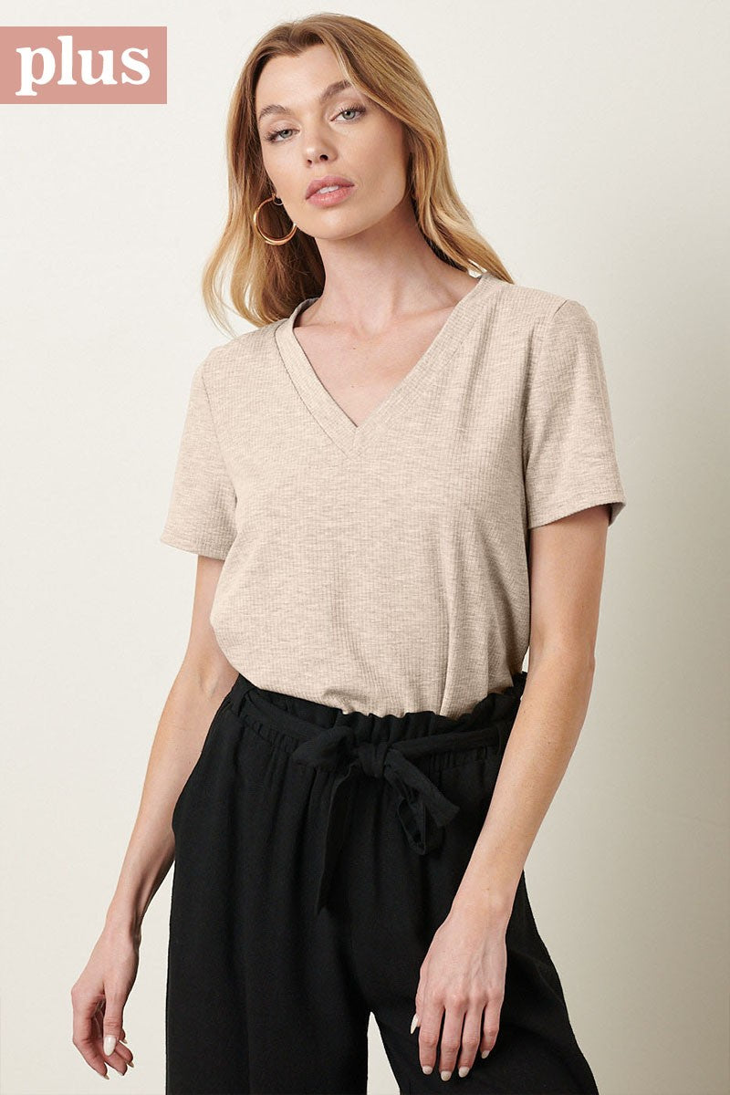 Brooke Tee - Oatmeal