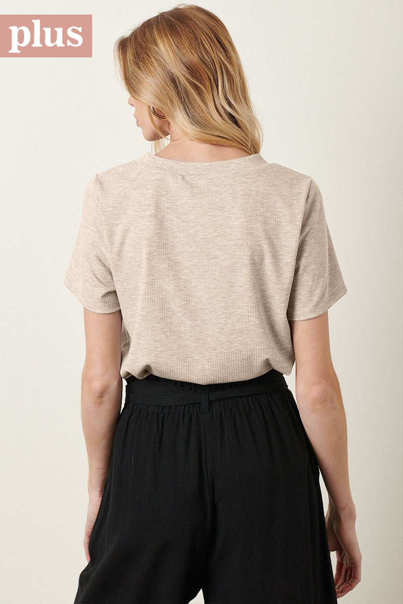 Brooke Tee - Oatmeal