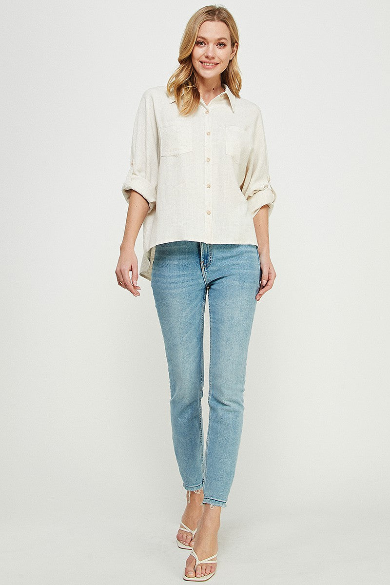 Celia Button Up