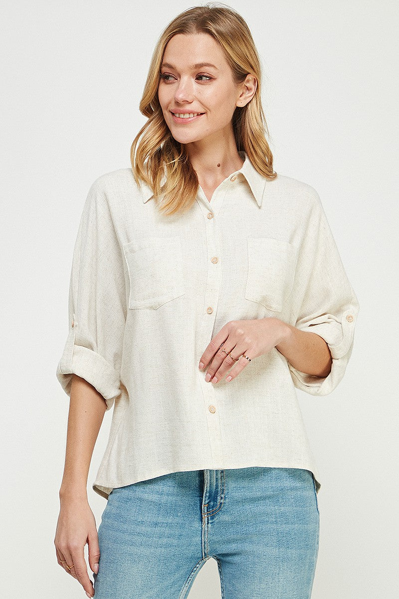 Celia Button Up