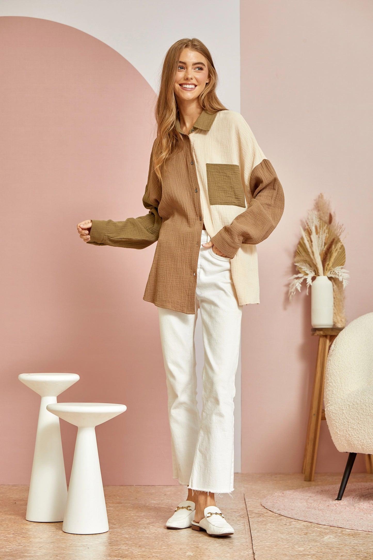 Hailey Button Up