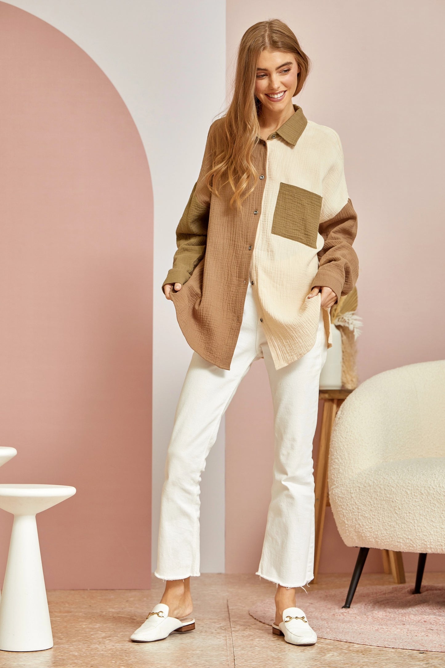Hailey Button Up