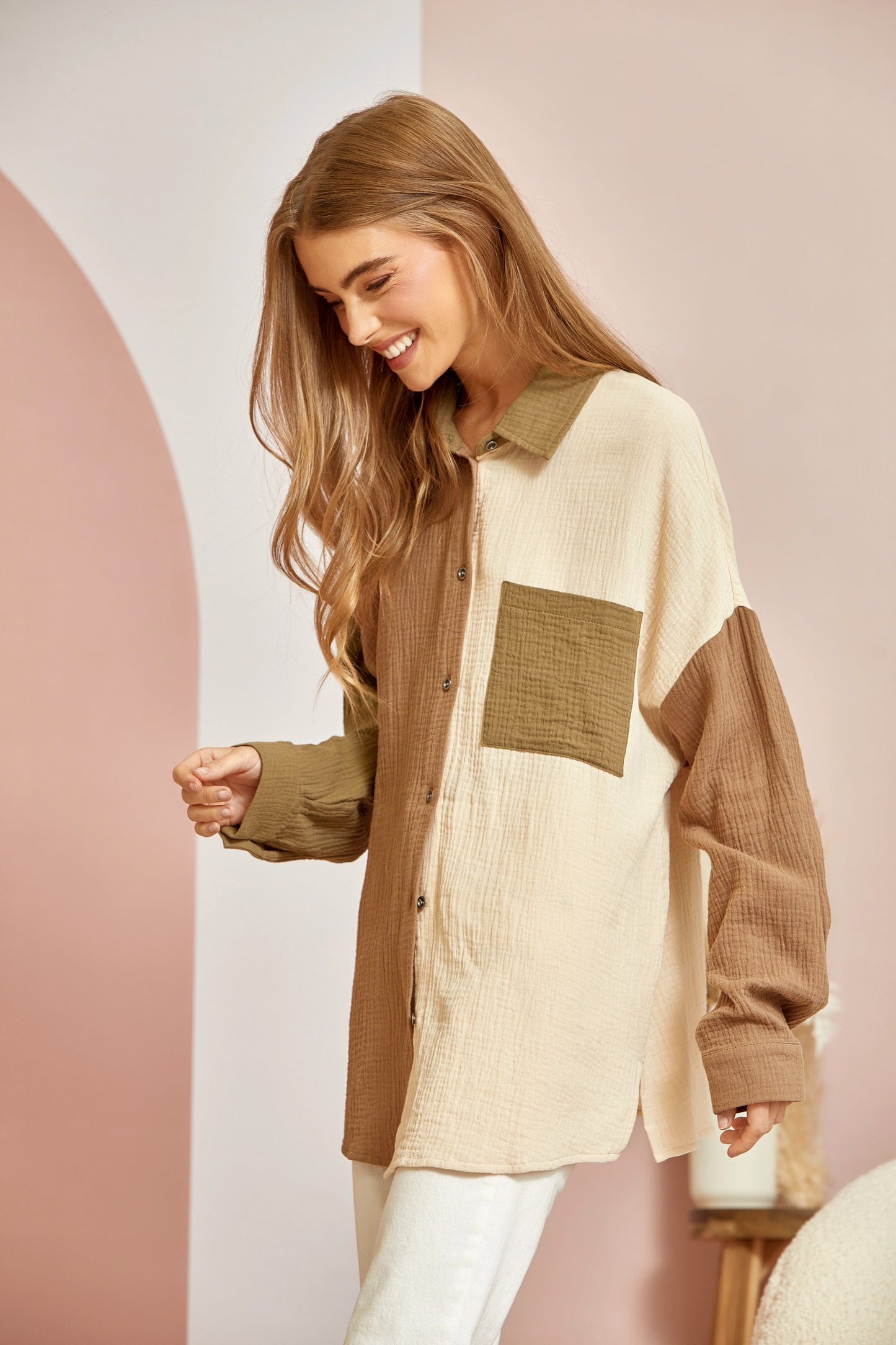 Hailey Button Up
