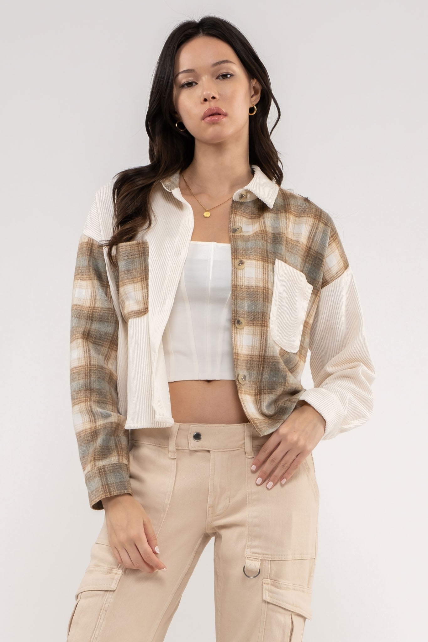 Miley Crop Shacket