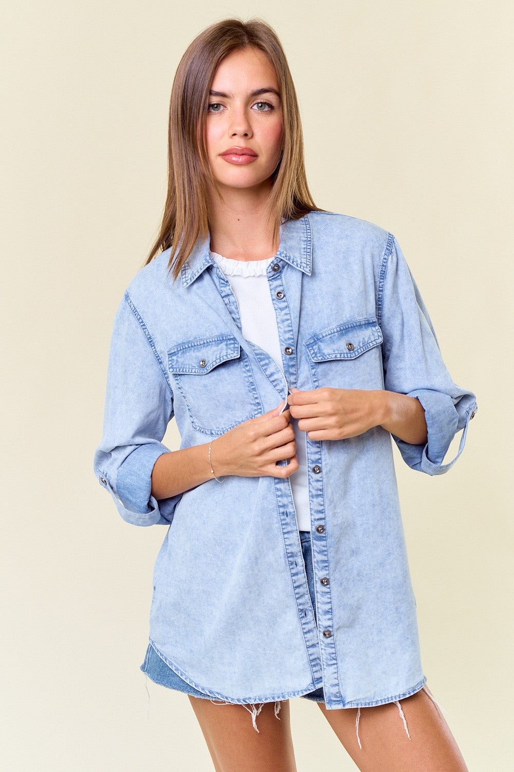 Libby Button Down