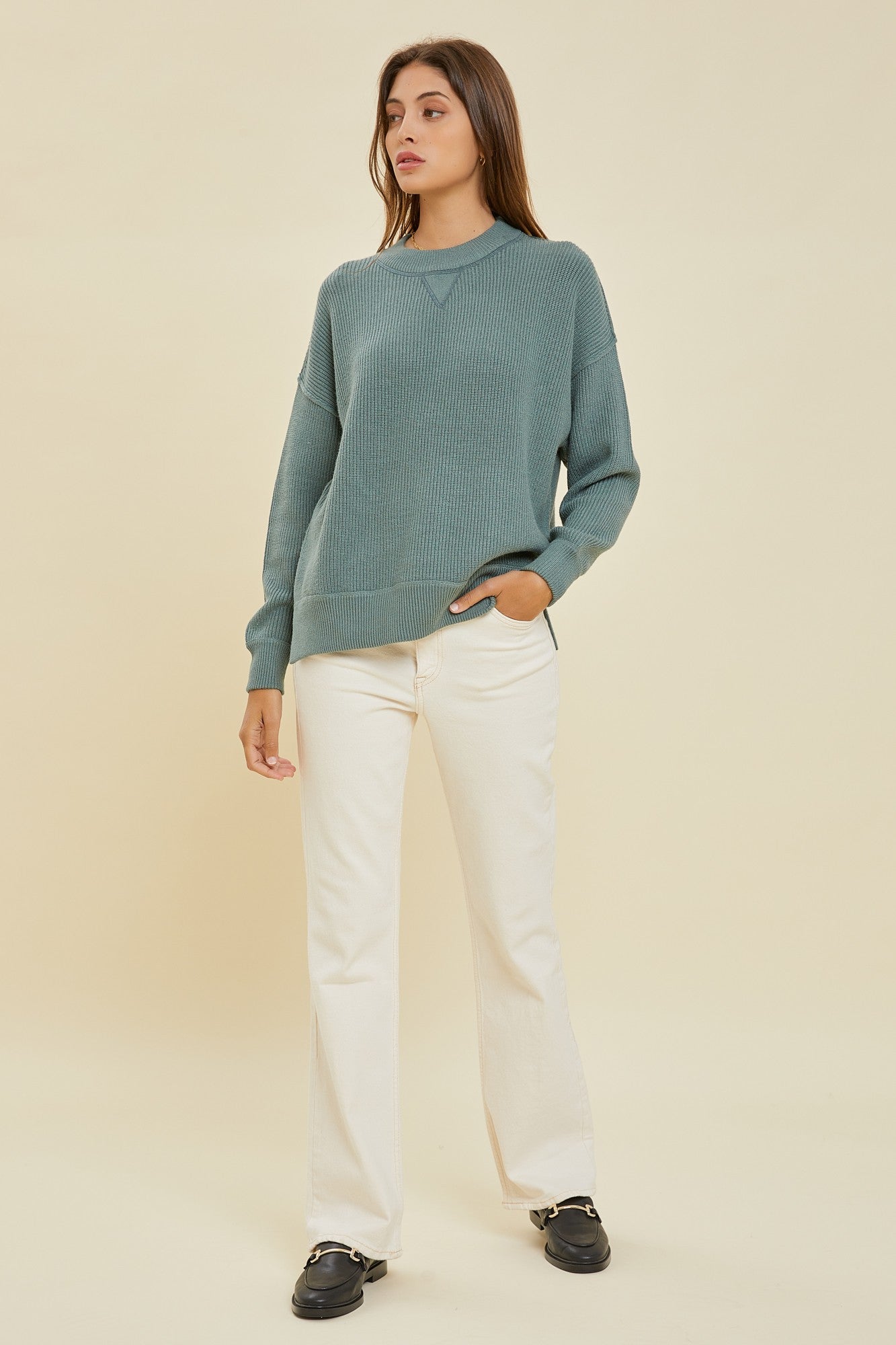 Maeve Sweater - Spruce