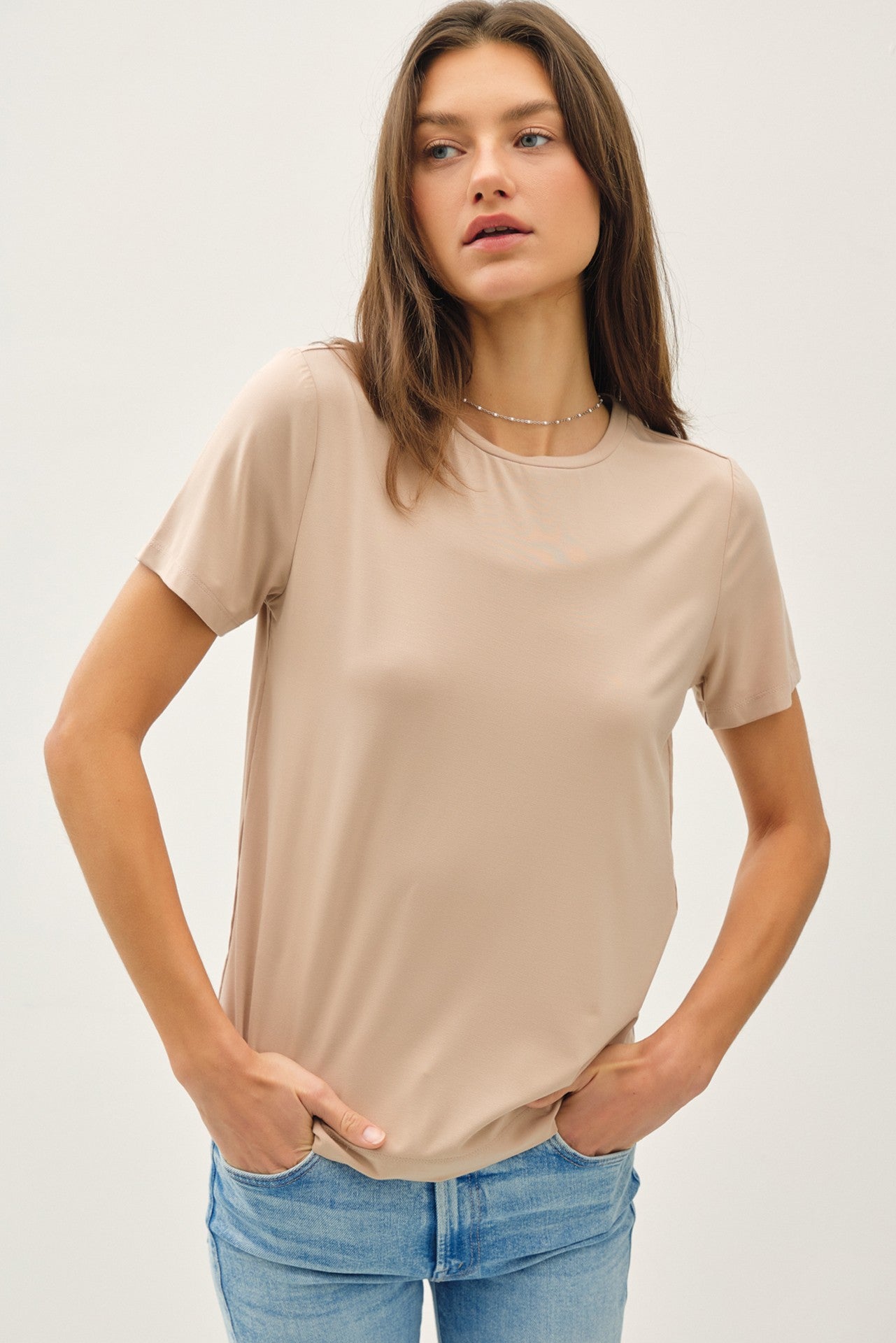 Cameron Tee - Taupe