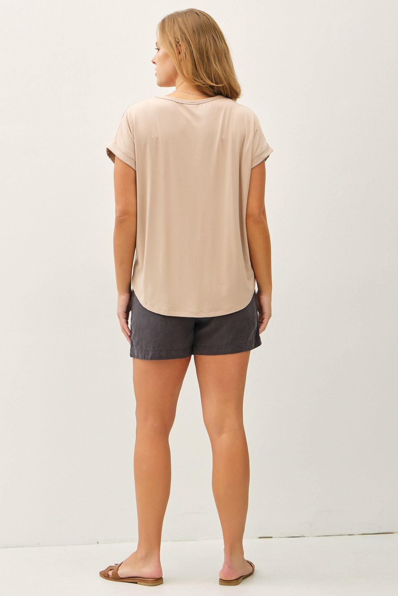 Dawn Tee - Taupe