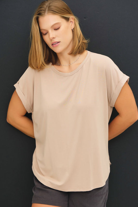 Dawn Tee - Taupe