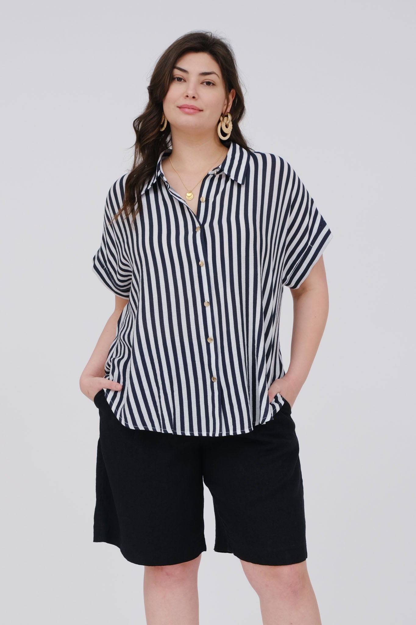 Amy Top - Navy