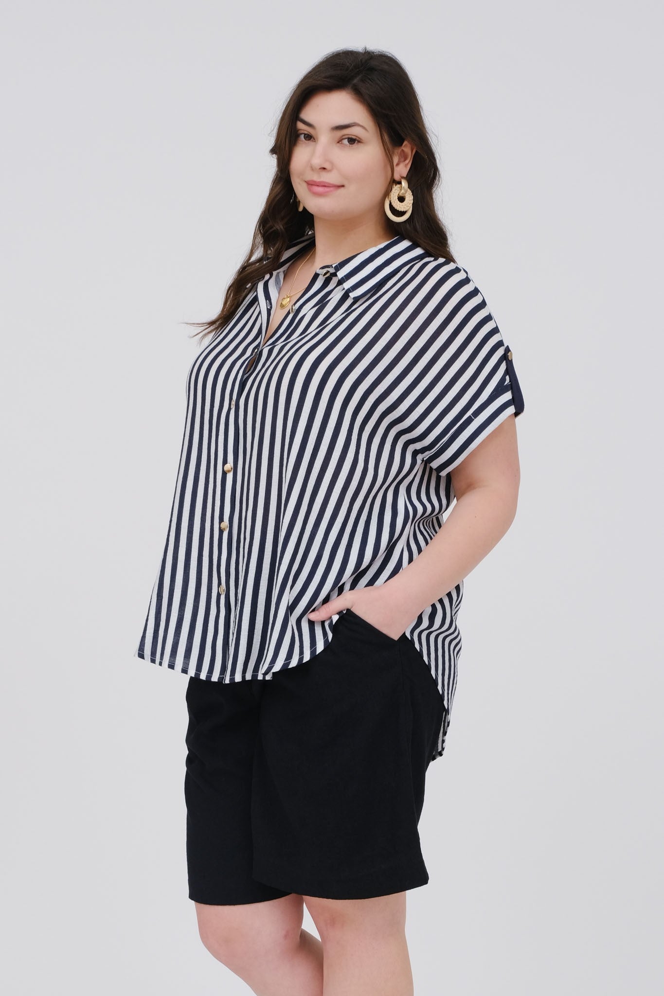 Amy Top - Navy