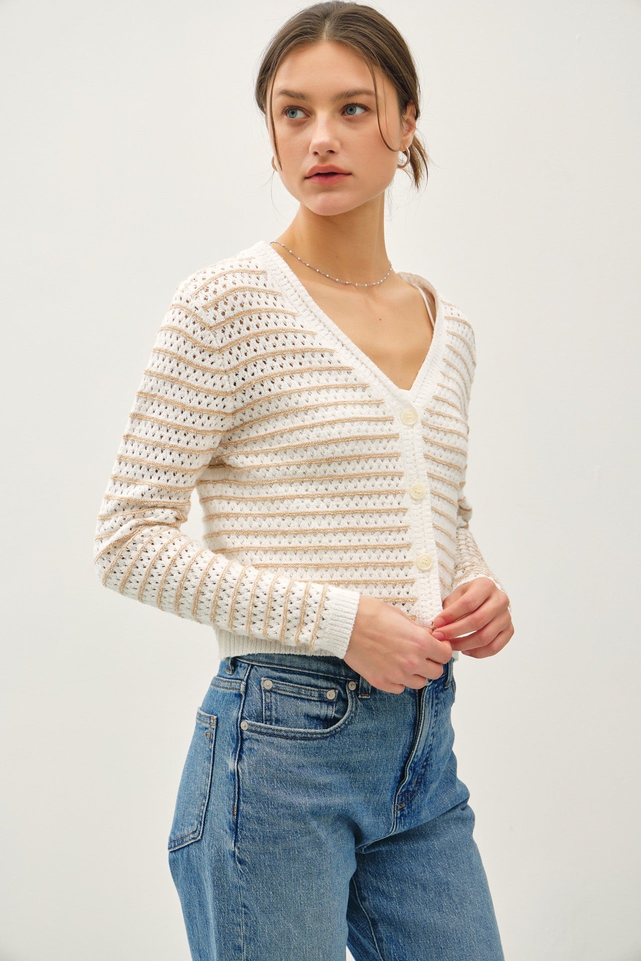 Becky Cardigan - Taupe