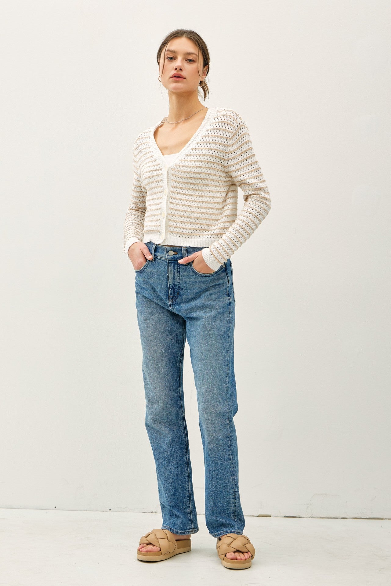 Becky Cardigan - Taupe
