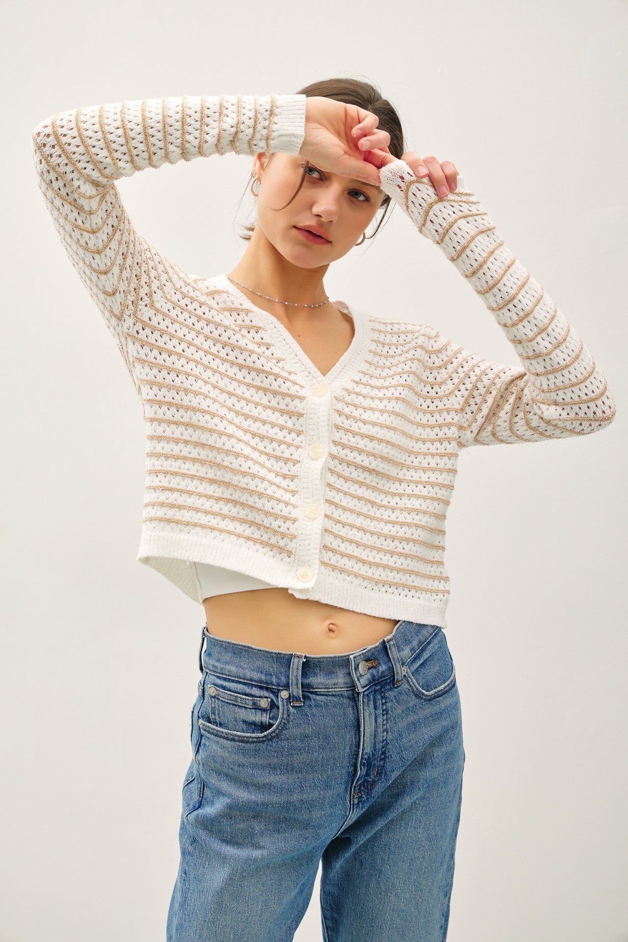 Becky Cardigan - Taupe