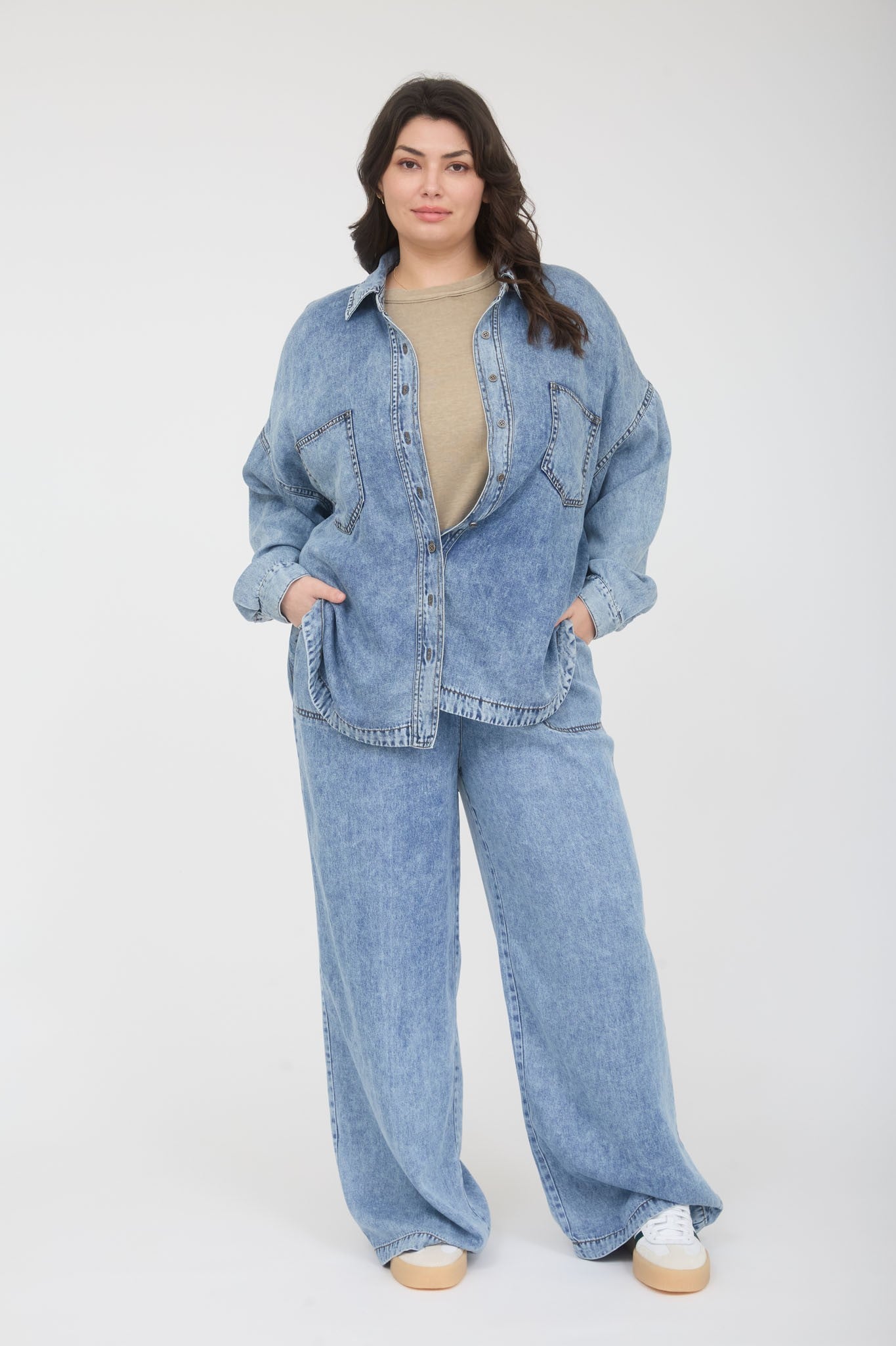 Carly Button Up