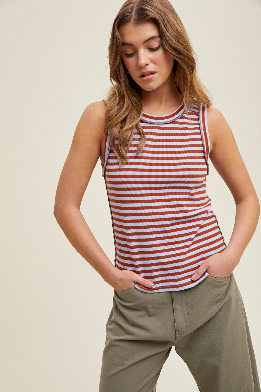 Maggie Tank - Blue Combo