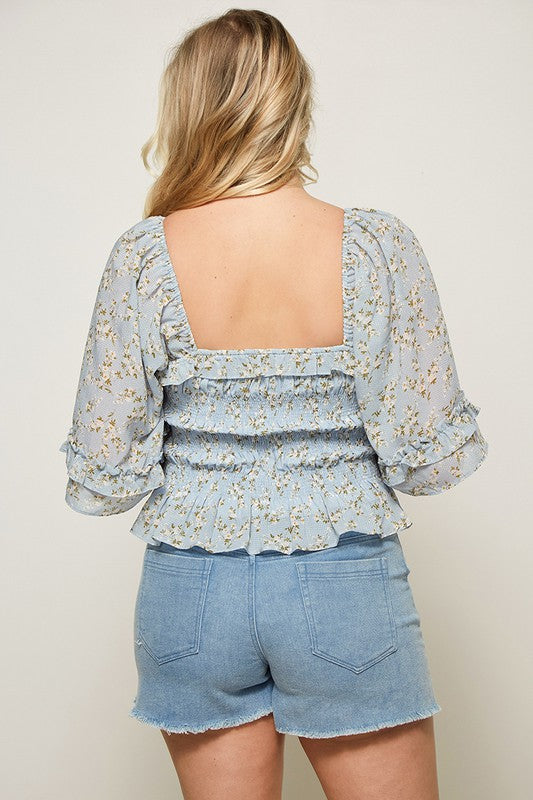 Rachel Smocked Blouse