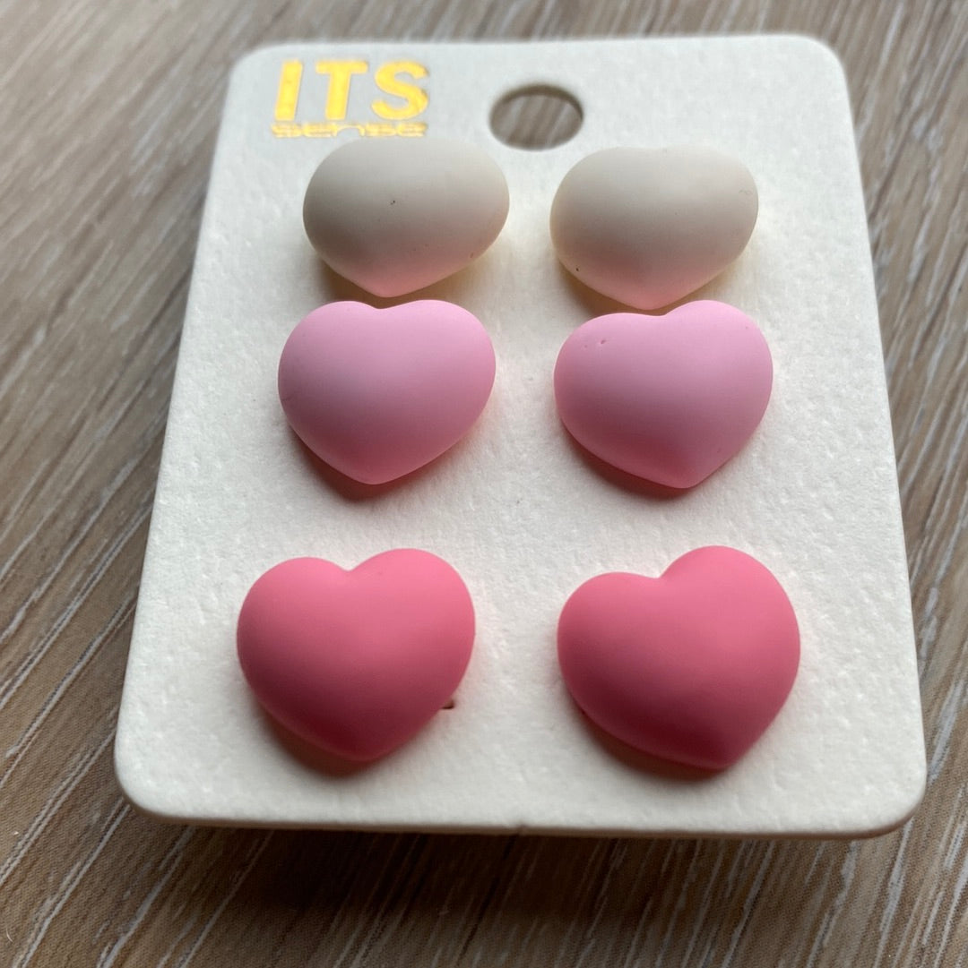 Ivy Heart Studs