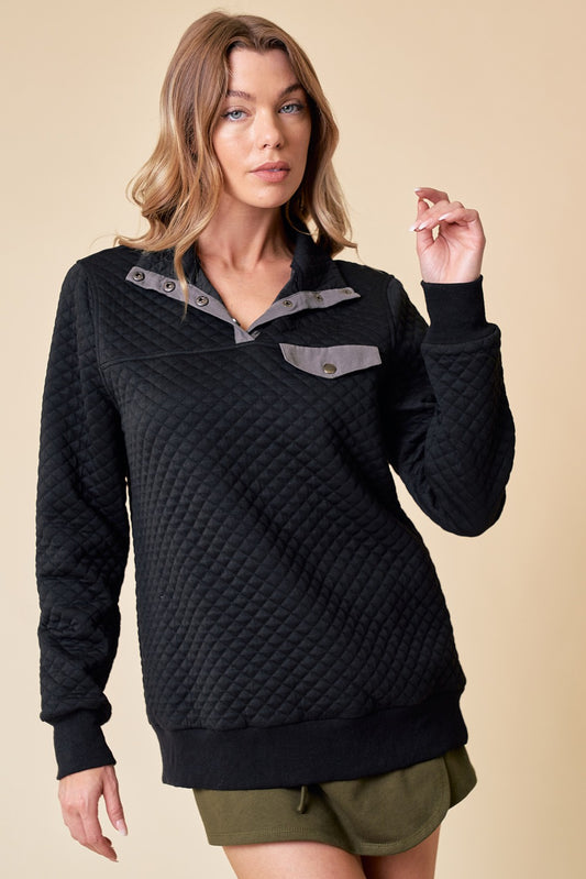 Sophia Pullover - Black