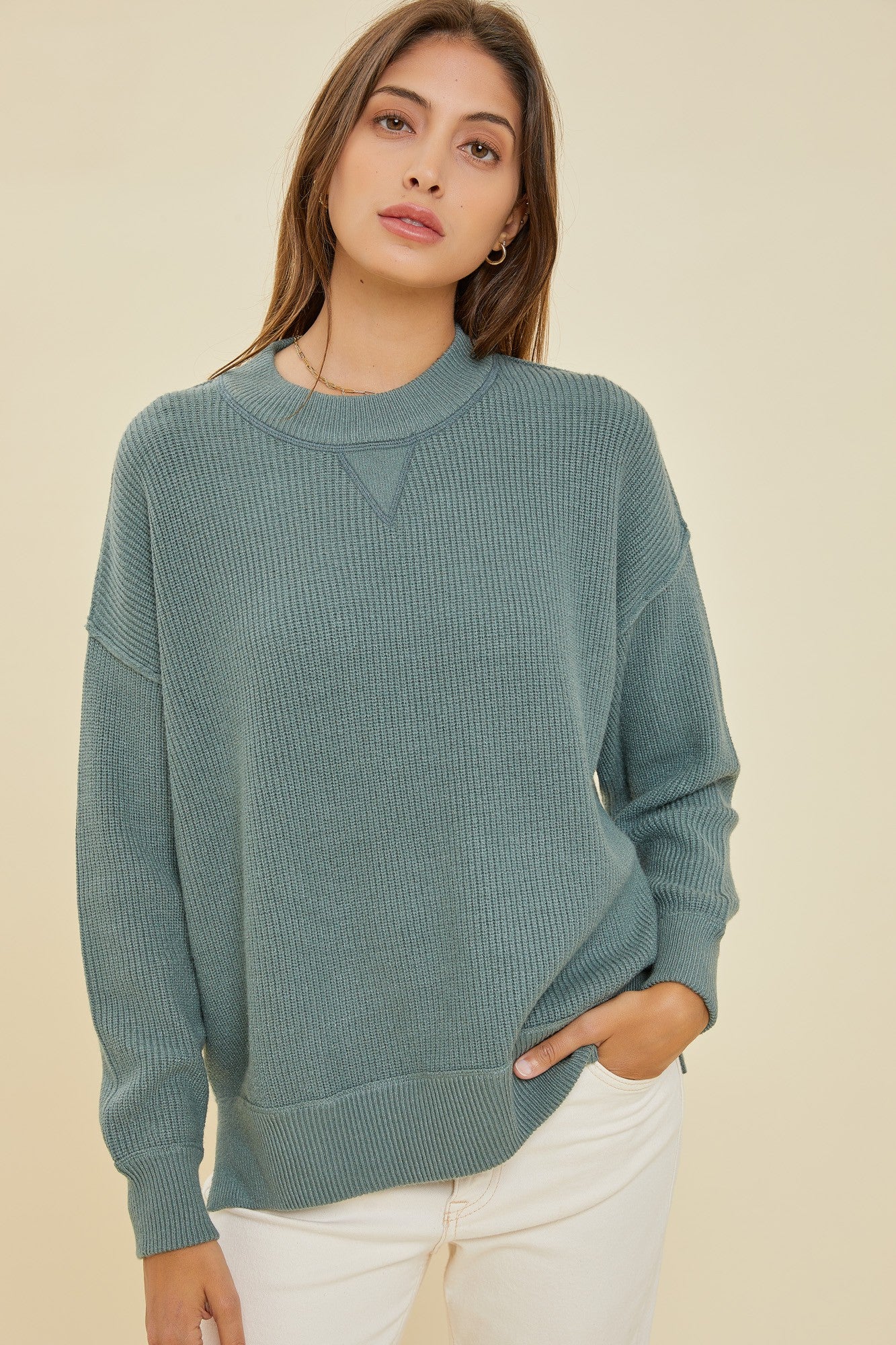 Maeve Sweater - Spruce