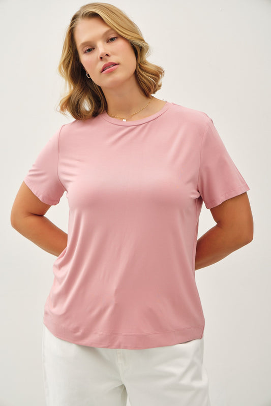Cameron Tee - Dusty Rose