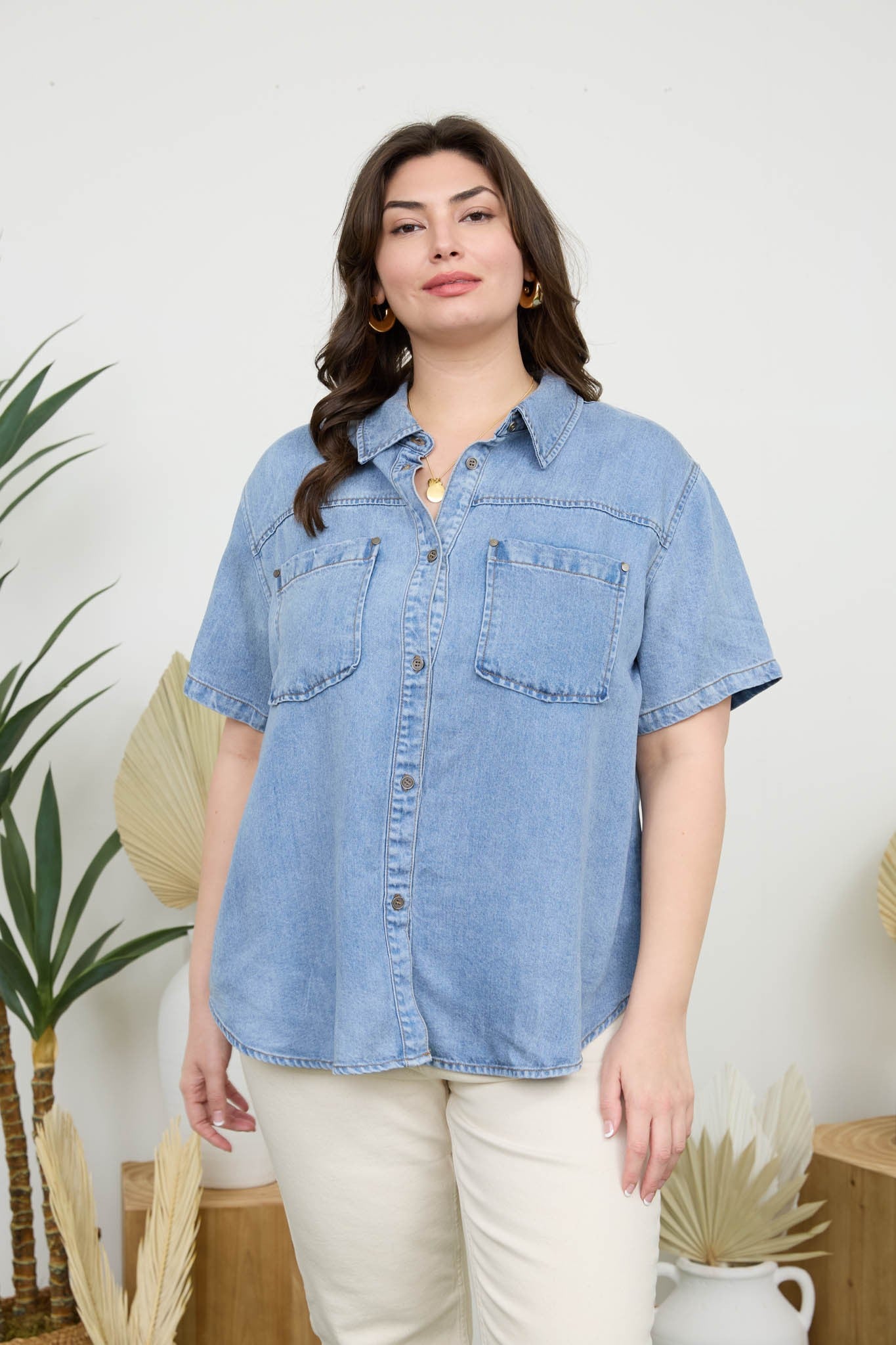 Bre Button Down