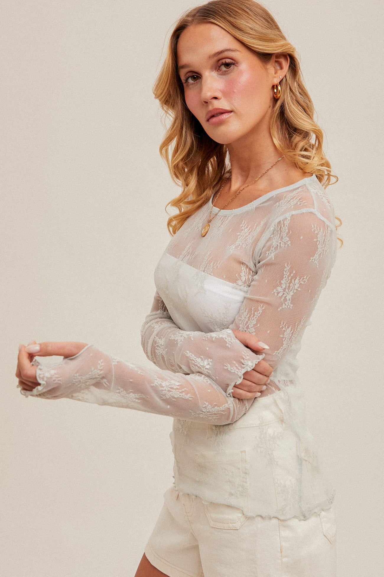 Wanda Lace Tee