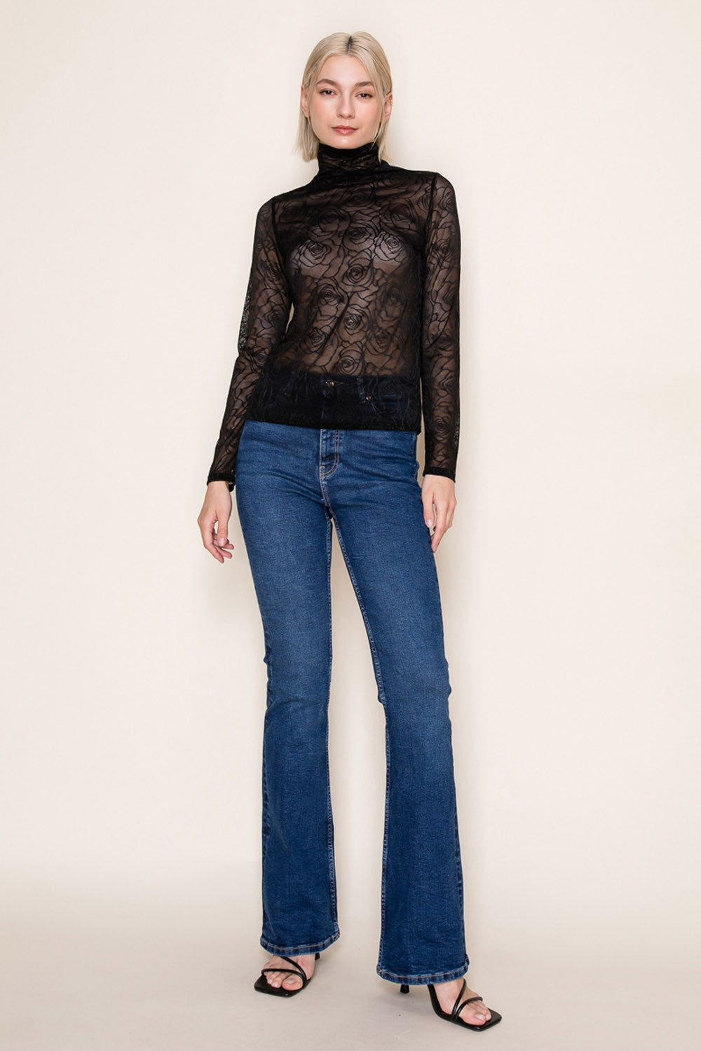 Blair Mesh Top - Black