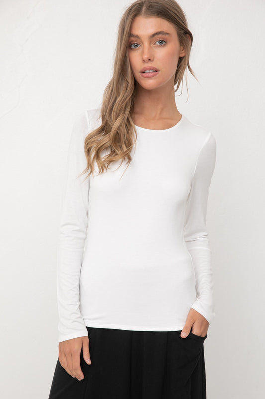 Renee Long sleeve - White