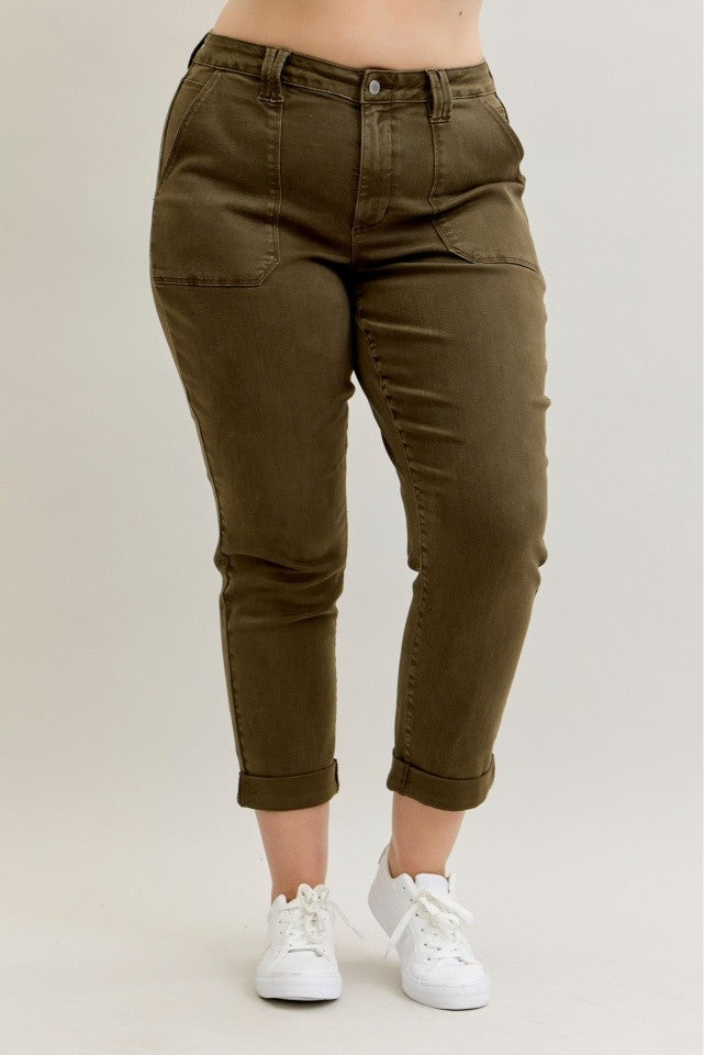 Brandi Denim - Olive