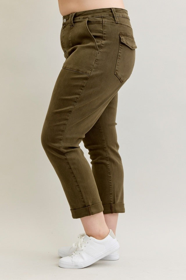 Brandi Denim - Olive