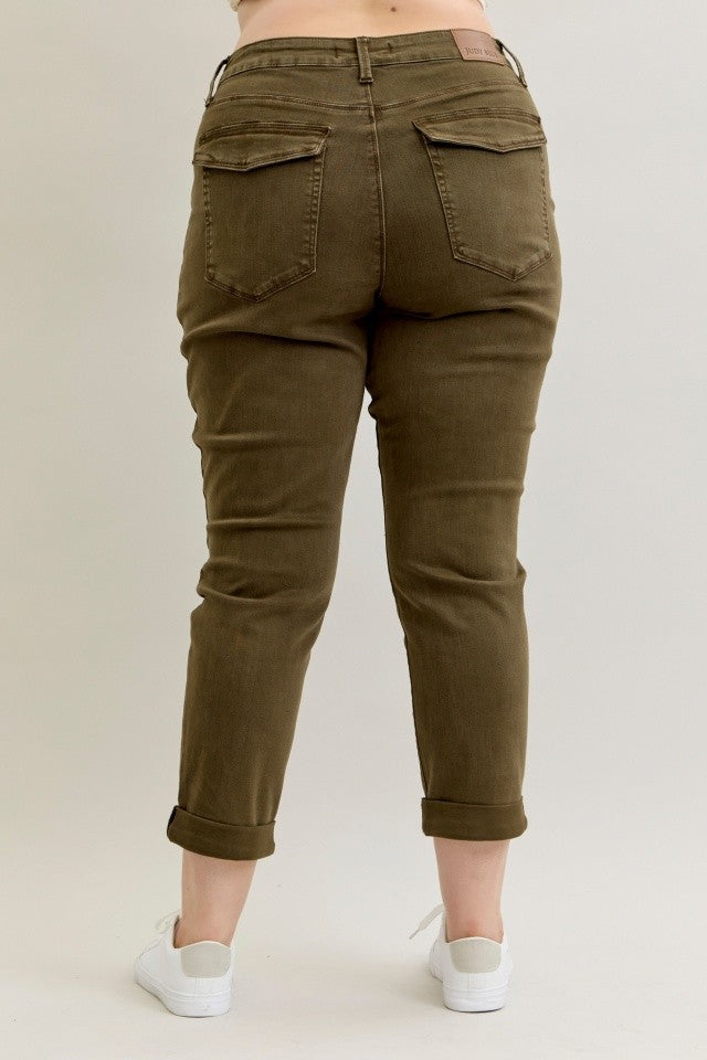 Brandi Denim - Olive