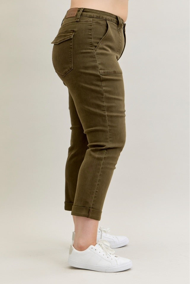 Brandi Denim - Olive