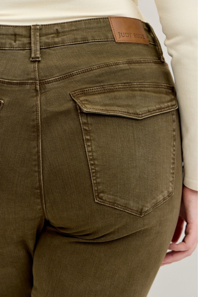 Brandi Denim - Olive