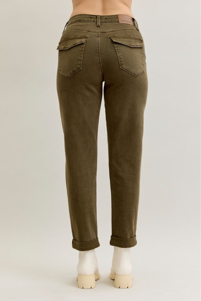 Brandi Denim - Olive