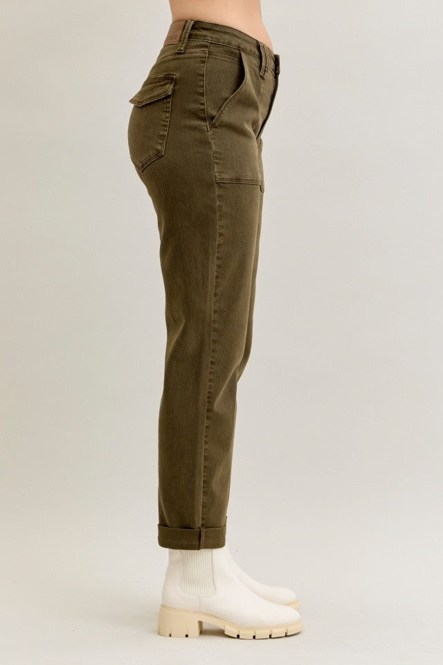 Brandi Denim - Olive