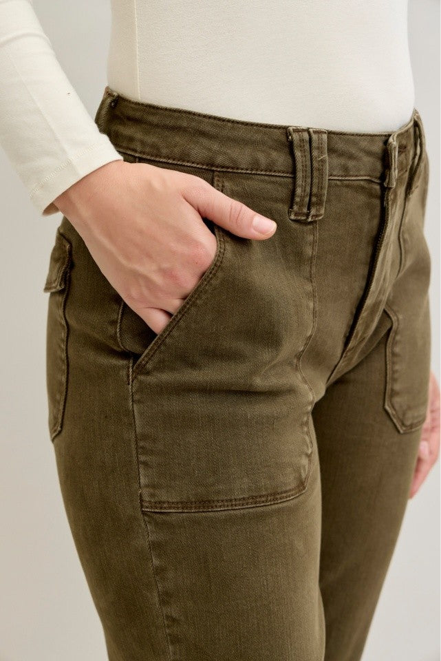 Brandi Denim - Olive