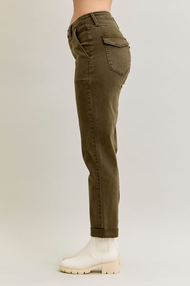 Brandi Denim - Olive