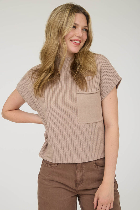 Faith Top - Taupe