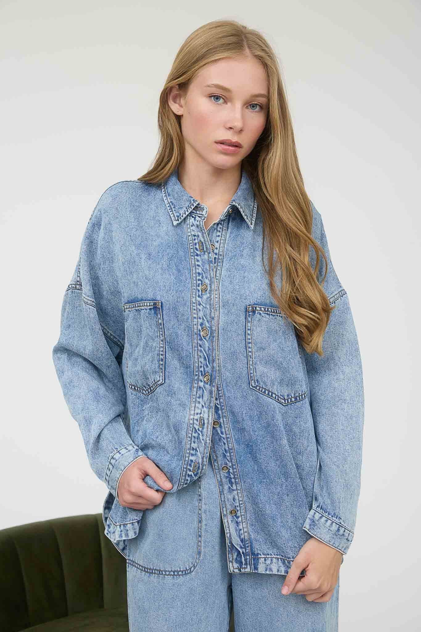 Kylie Button Down