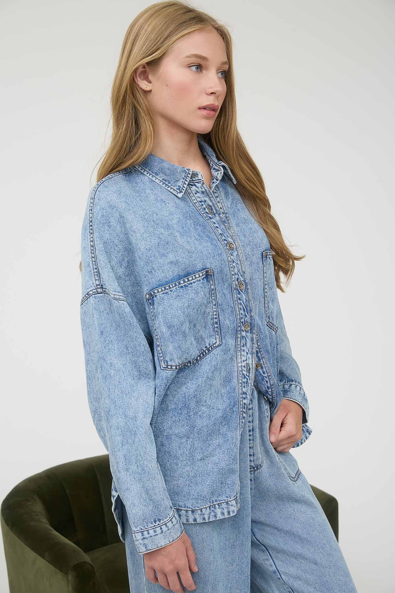 Kylie Button Down