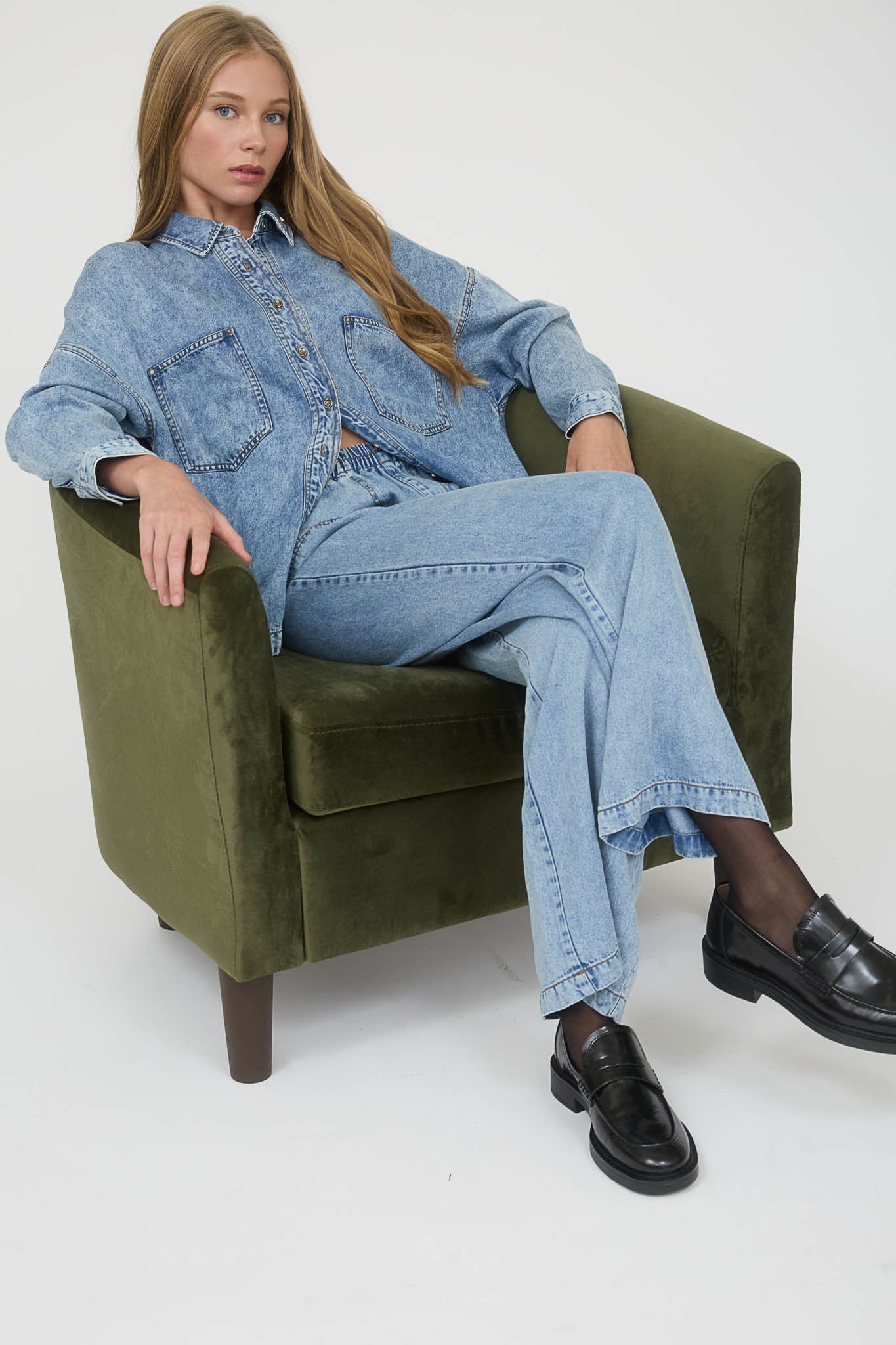 Kylie Button Down