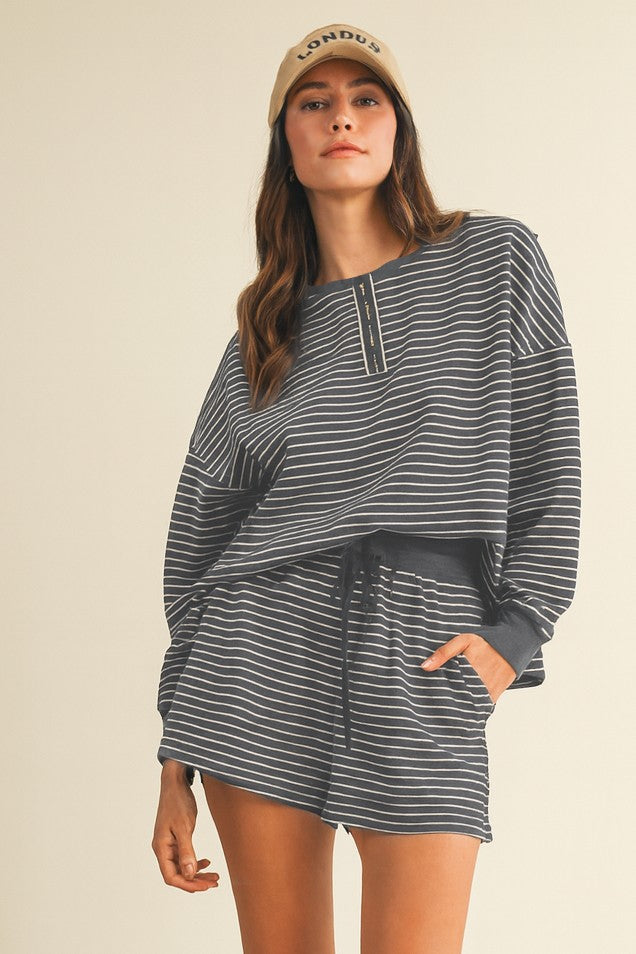 Camila Set - Charcoal