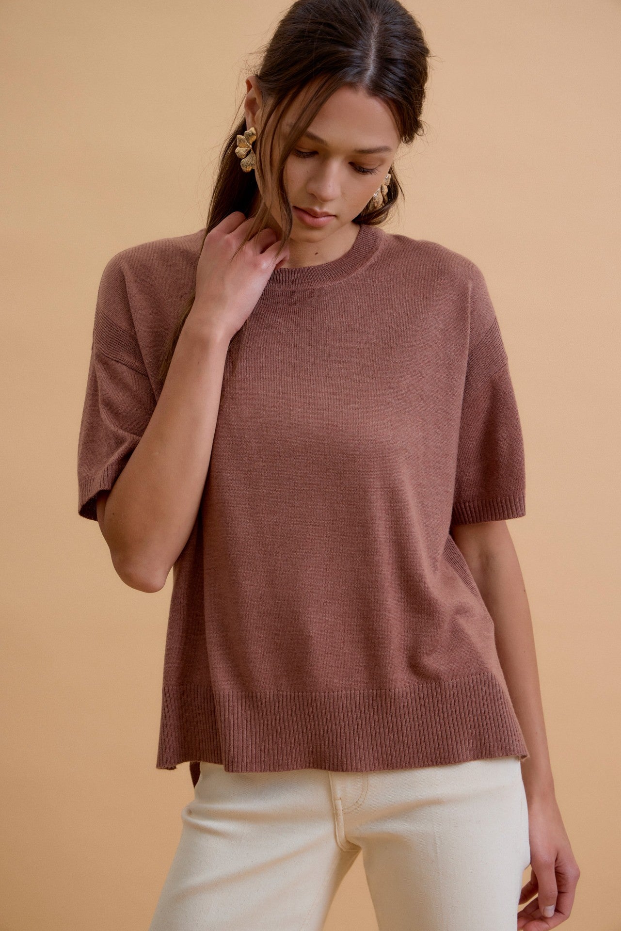 Kourtney Top - Brown