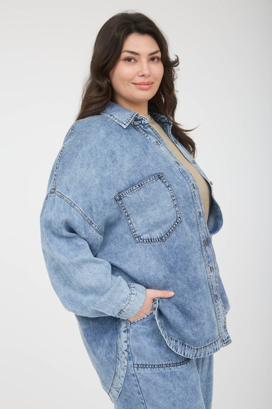 Carly Button Up