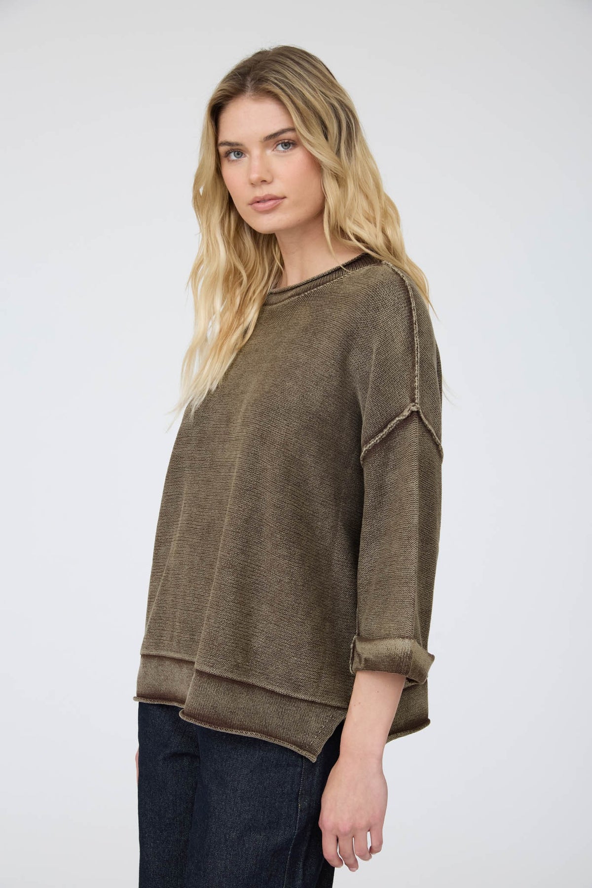 Megan Top - Brown