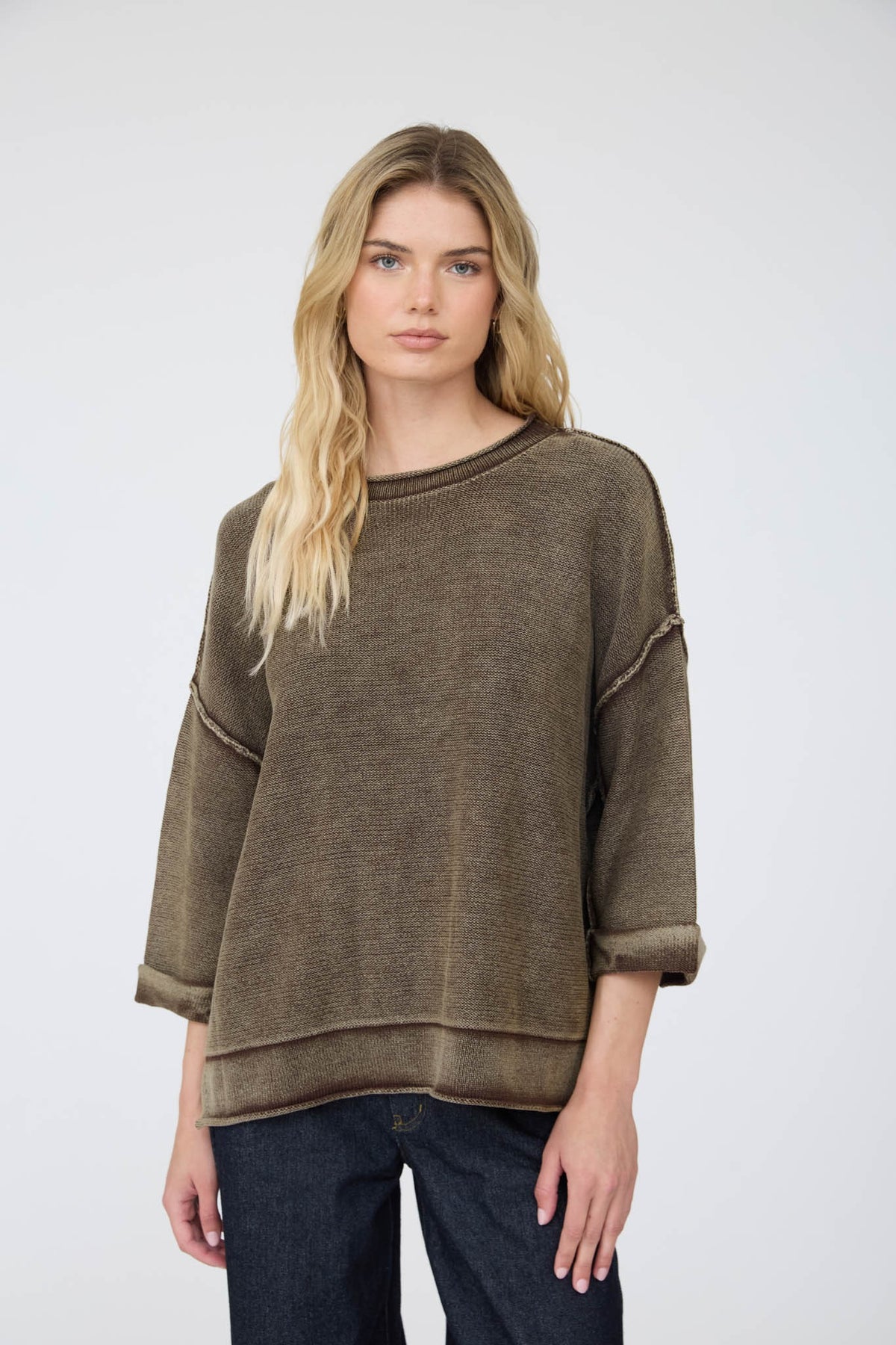 Megan Top - Brown