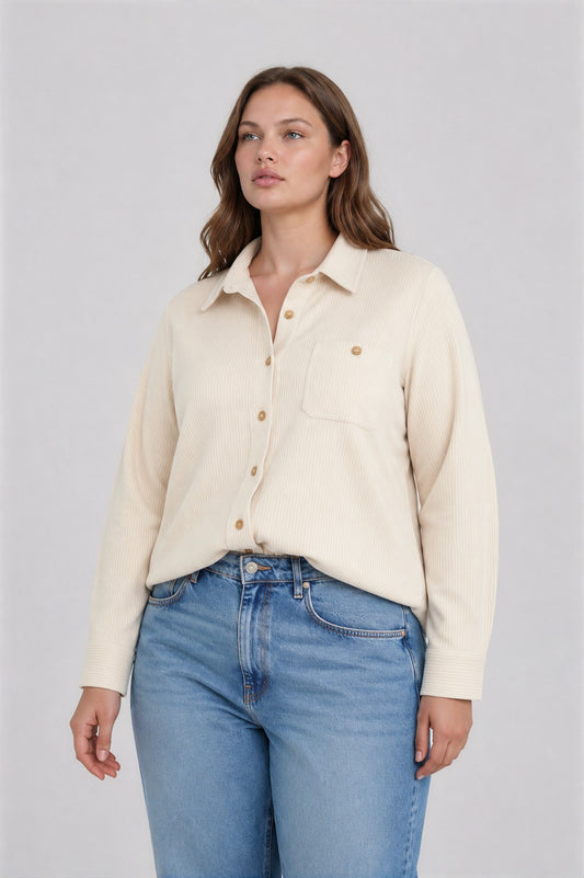 Cara Button Up